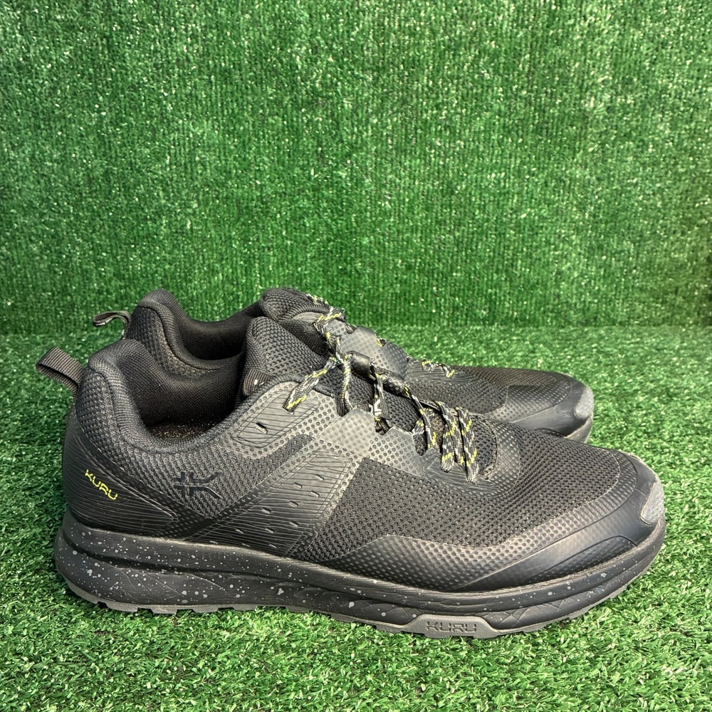 Kuru Flux Speckled Midsole Breathable Athletic Walking Sneaker Black Mens Sz 13